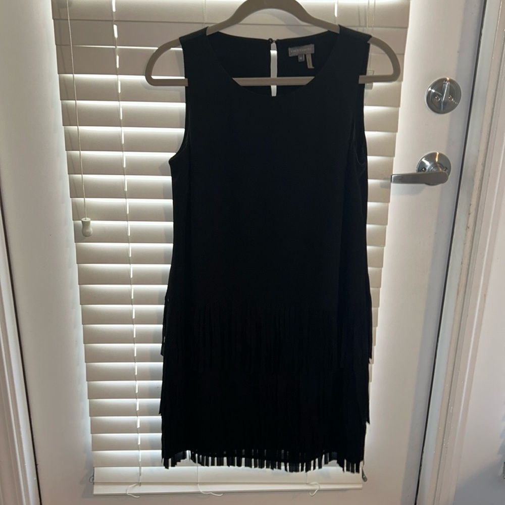 Little black dress by Vince Camuto.